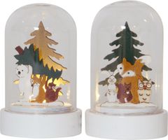 Tischdekoration Forest Friends - IP20, Warmweiss, 2 LED