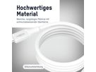 Magnetisches Silikonkabel USB-C auf USB-C, weiß, 120cm - Magnetisches Silikonkabel USB-C auf USB-C, weiß, 120cm