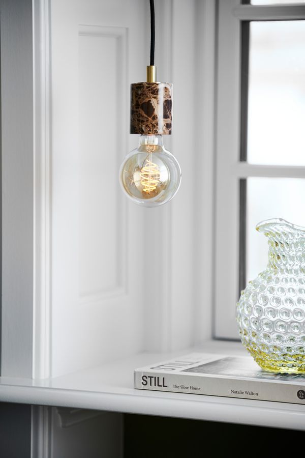 Siv, Pendelleuchte, Marble Braun - E27, IP20, max.60W