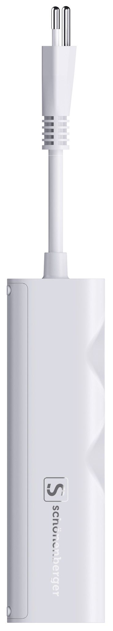 67W GaN Fast Charging Station - 2x T13, Out: USB-C1/ C2/ C3: 67W PD, C1+C2 shared: 45W + C3: 20W, USB-A: 5W, GaN, 2m Kabel, weiss