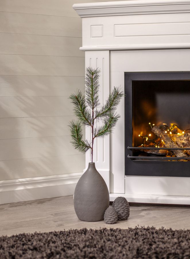 Dekorativer Zweig Tallis 30 p - Indoor, Grün, 65.00cm Höhe