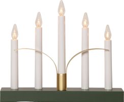Kerzenleuchter Lilja - IP20, Grün, Kaltweiss