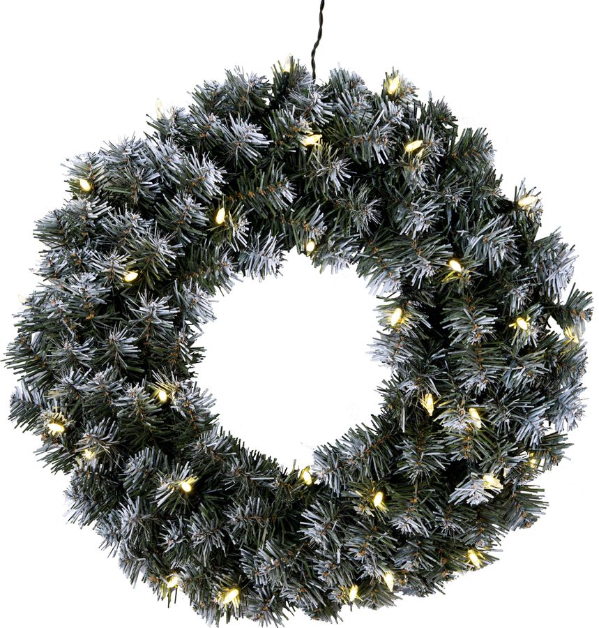 Kranz Edmonton - IP44, Grün, 30 LED's
