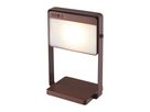 Akkuleuchte Saulio Solar  Braun - 3.5W, LED-Modul, IP44