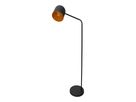 Stehleuchte  METAVION  H: 140cm schwarz/gold - IP20, E27, Schwarz-Gold
