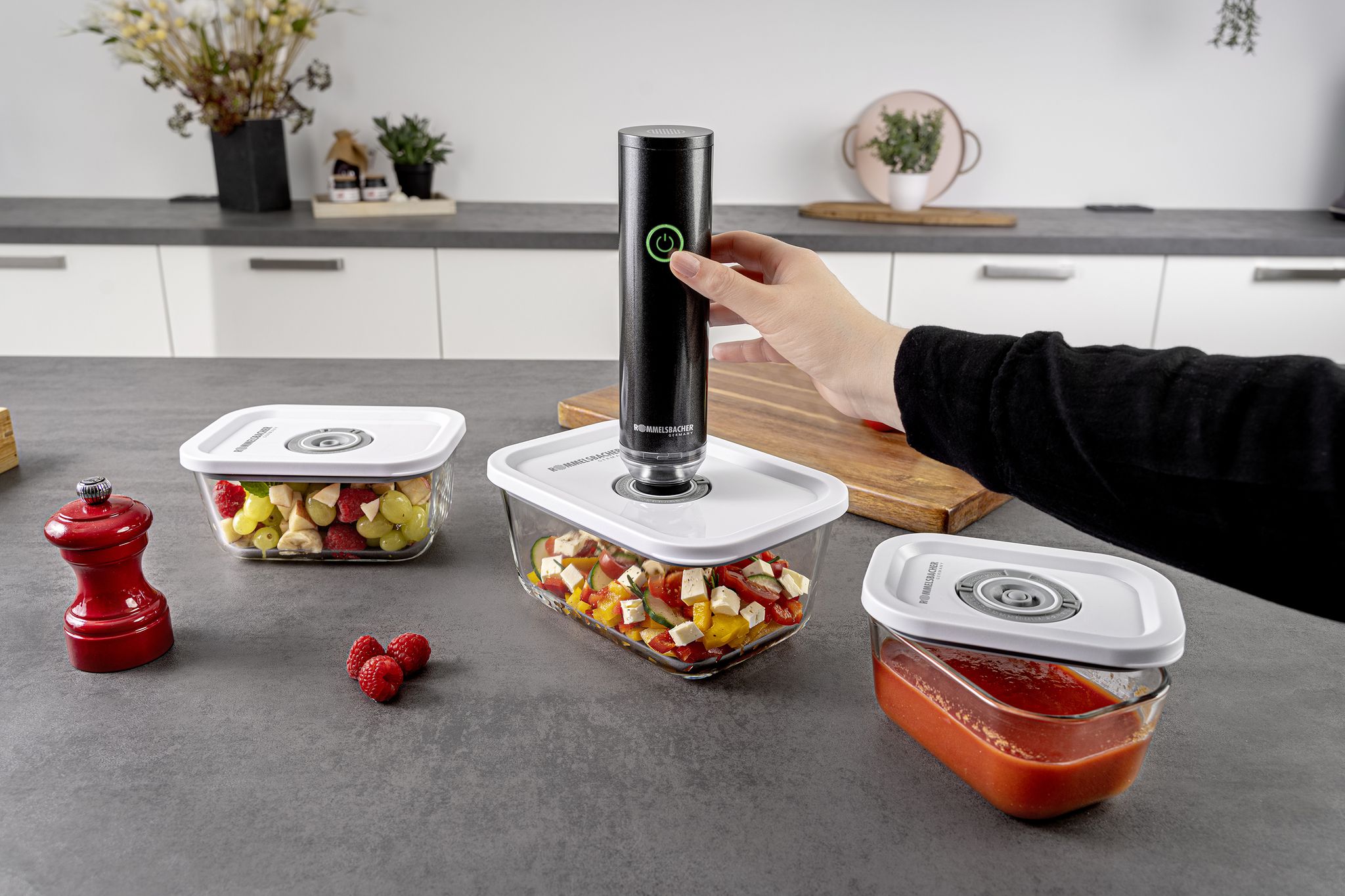 HAND VAKUUMIERER VAC 25 - Hand Vakuumierer, anthrazit/metallic, 1500mAh