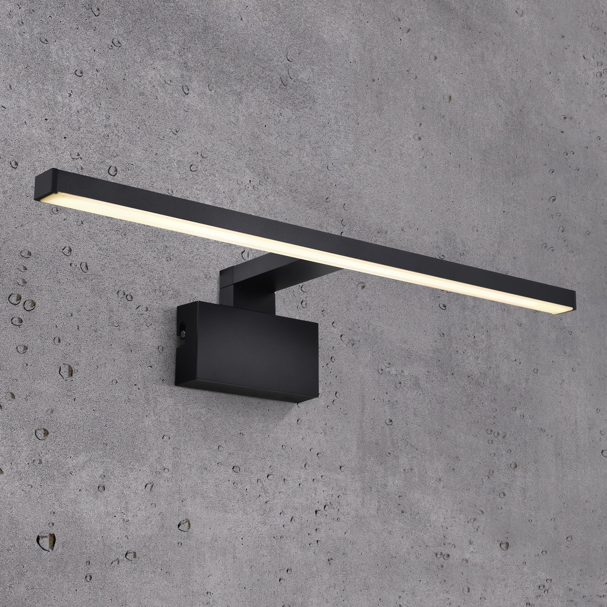 Marlee Badzimmerleuchte Schwarz - IP44, LED Modul
