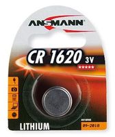 Lithium pile bouton CR1620 - 1er Blister
