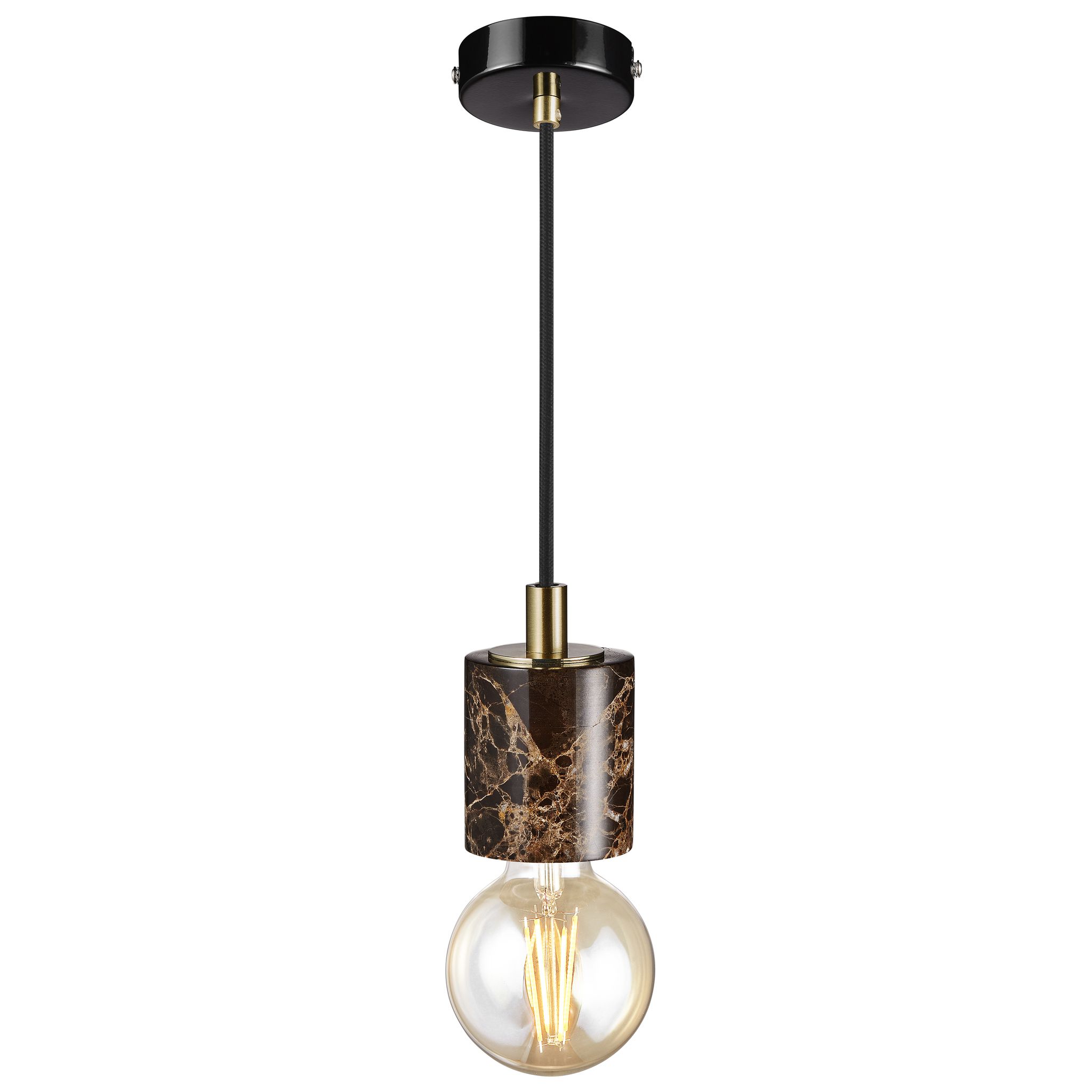 Siv, Pendelleuchte, Marble Braun - E27, IP20, max.60W