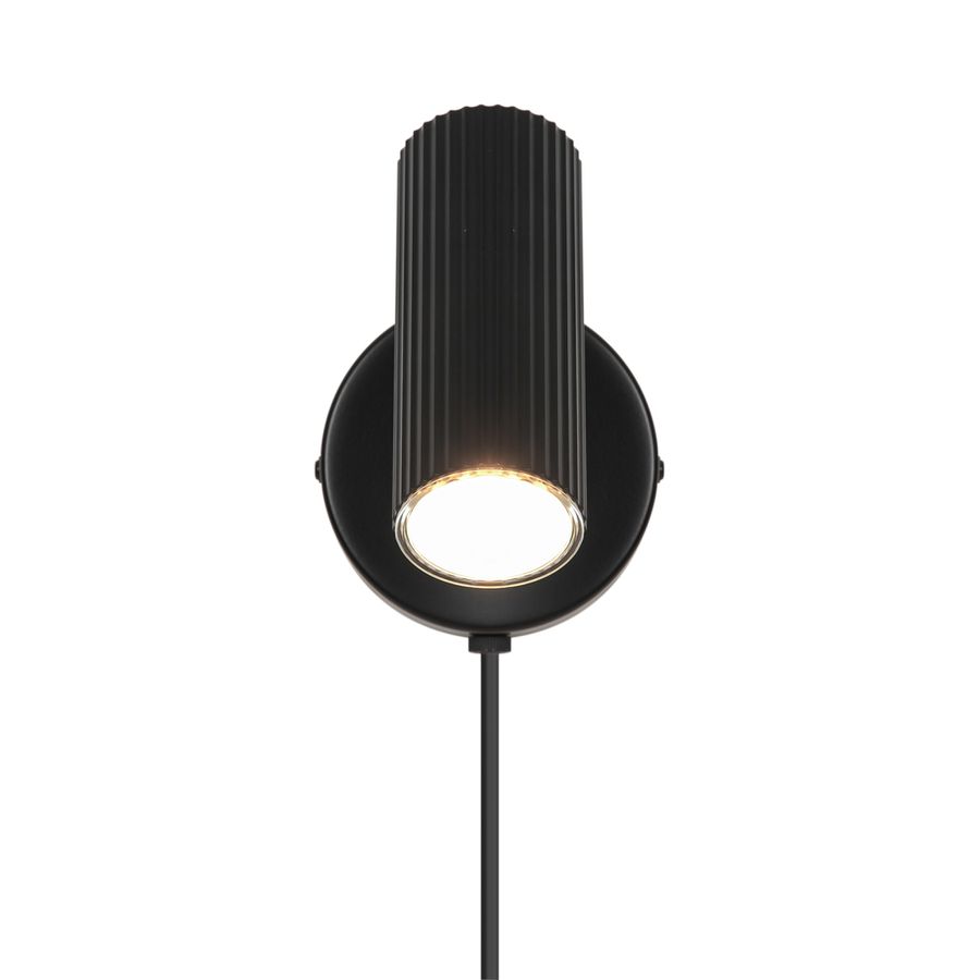 Wandleuchte Vico Schwarz - GU10, IP20, 230V