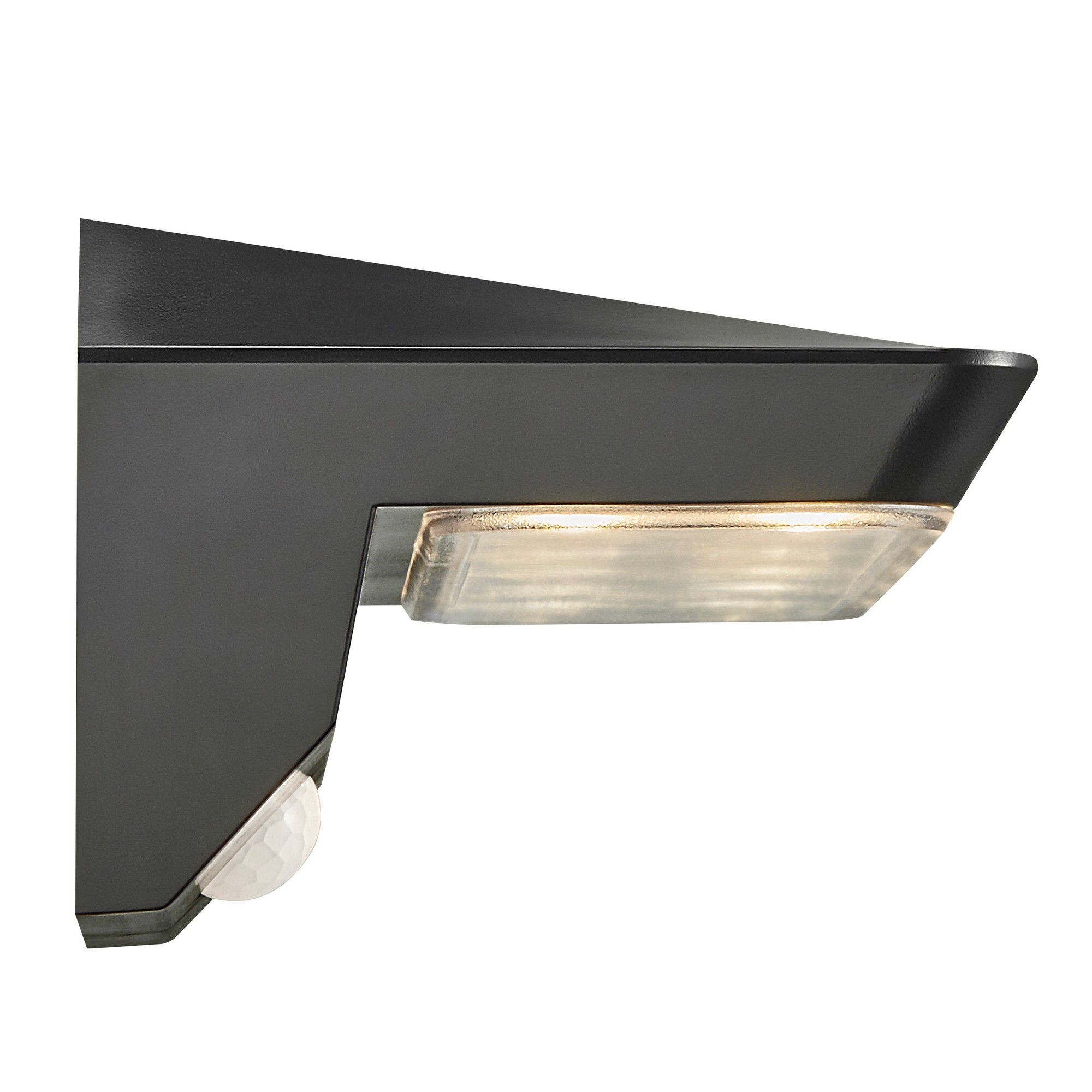 Agena, Wandleuchte, Solar, Schwarz - LED Modul, 5W ,IP44