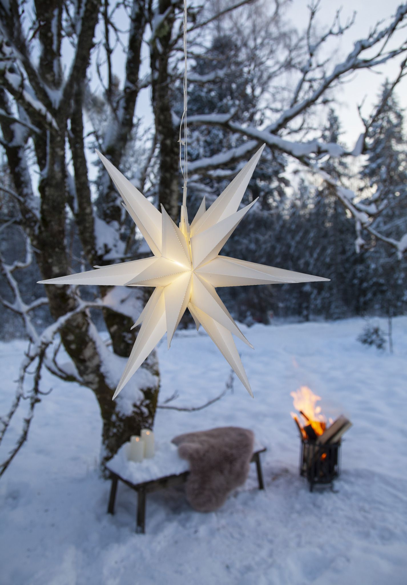 Stern Alice - Outdoor, Weiss, 12 LED