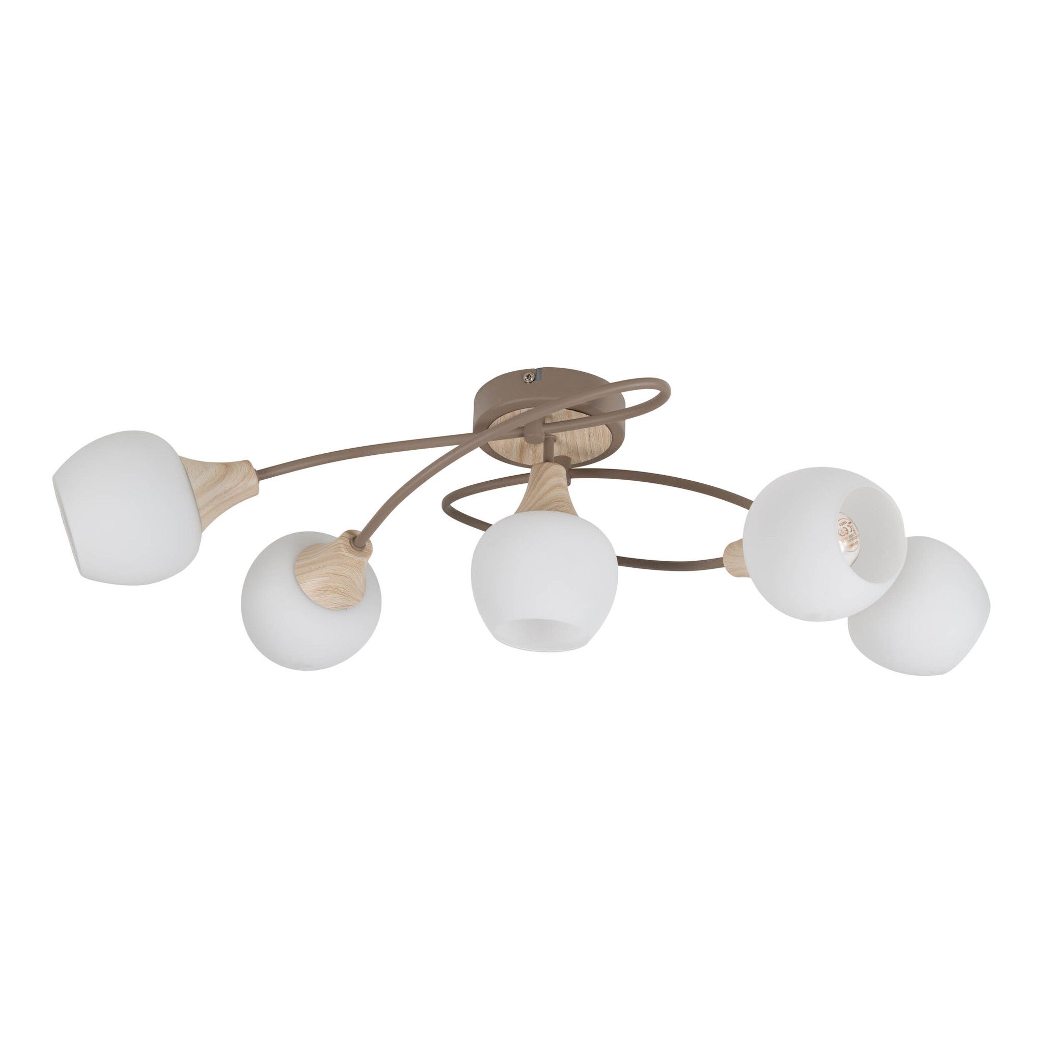 5er Deckenleuchte  MONACO  L: 62,5cm beige - IP20, E14, Beige