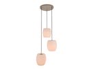 3er Pendelleuchte  NIRELIA  : 30cm beige - IP20, E27, Beige