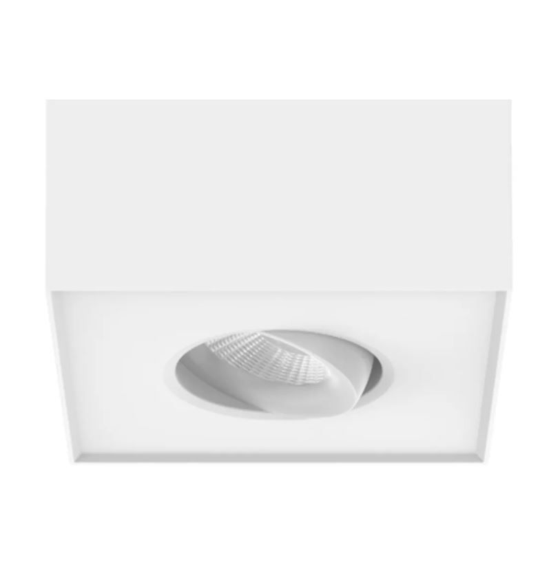 Anbauleuchte SKYJOY S - 8W, 580lm, 2700K ,IP20, CRI90, UGR<19, Weiss, PhasenDIM, L= 135mm, B= 135mm, H=60mm