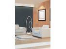 LED Stehleuchte h: 120cm weiß Odrive - LED fest verbaut, 3000K, warmweiss