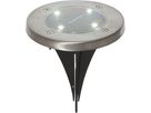 Solar 3-p Lawnlight - Silber, Lichtfarbe Warmweiss
