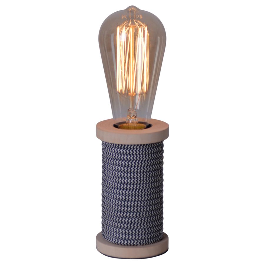 Tischleuchte Max schwarz/weiß h: 12cm - E27, 40W, IP20
