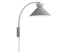 Dial , Wandleuchte, Grau - E27, IP20, max.40W