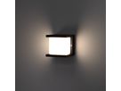 LED Wandleuchte CUBO (3000K) - 10W, 900lm, 3000K, IP54, 150°, schwarz, nicht dimmbar, L=100mm, B=100mm, H=100mm