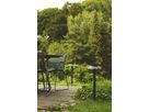 Solar-Pollerleuchte Justina Schwarz - 5W, 3000K, 400lm, IP44