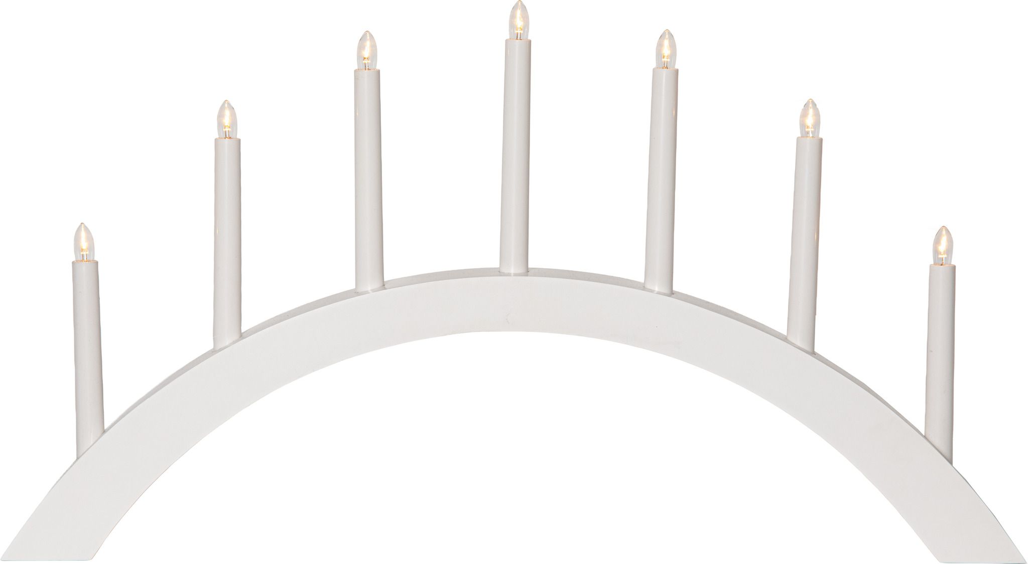 Kerzenleuchter Acca - Indoor, Weiss, 40.00cm Höhe