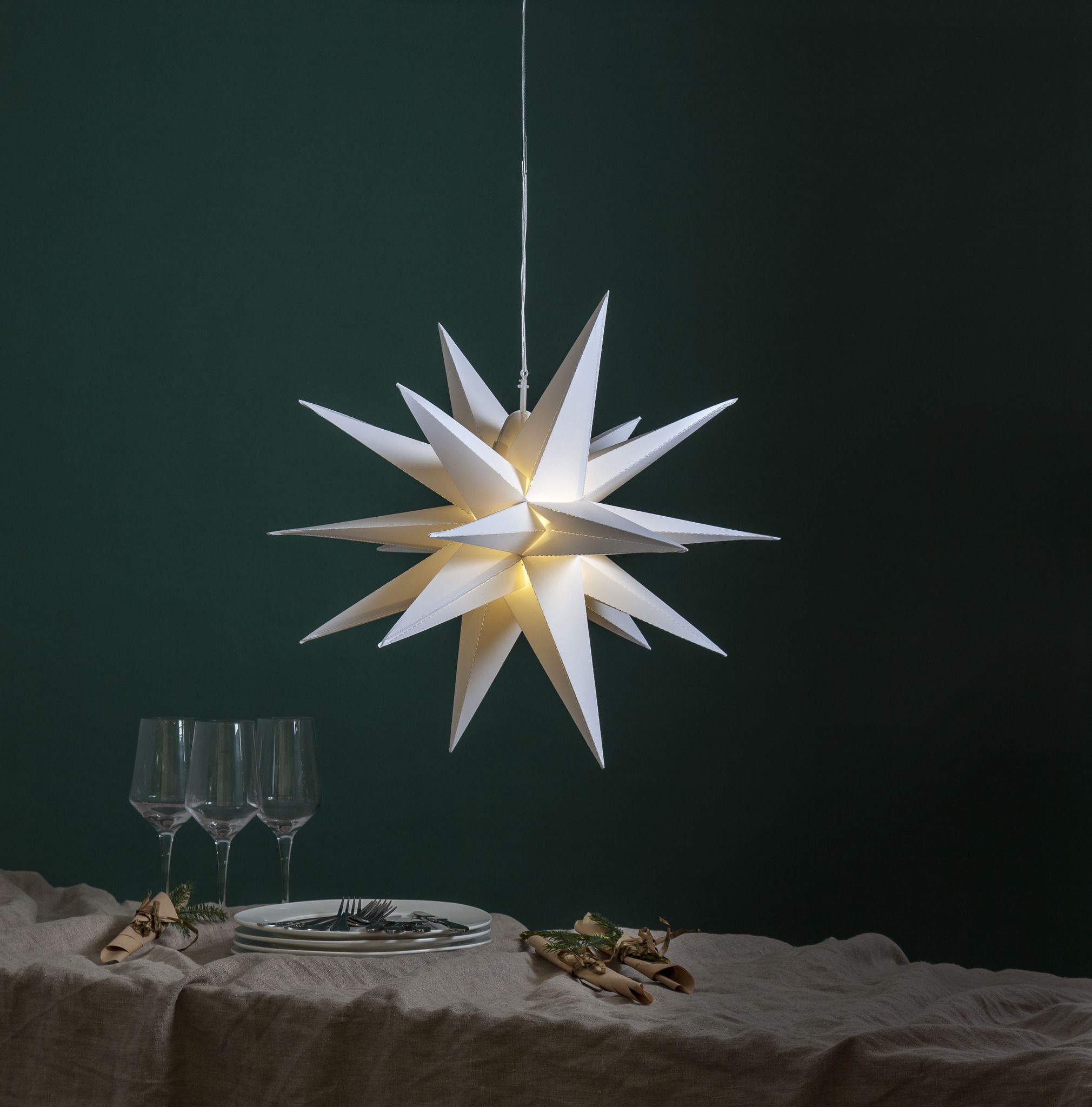 Stern Alice - Outdoor, Weiss, 12 LED