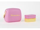 Polarbox CoolerBag bubblegum pink-cyan 6l inkl. 2 Frischhalte-Dosen bubblegum pink & gelb - Kühlbox, 6l, Vintage Design