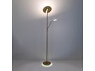 LED-CCT Stehleuchte  SAMIRO  inkl. Lesearm H: 180cm messing matt - IP20, LED-Modul, Messingmatt