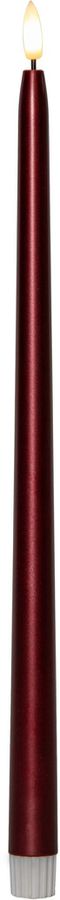 LED Dinner Kerze 2 pack Flamme Metal - Indoor, 39 cm Höhe,Timerfunktion