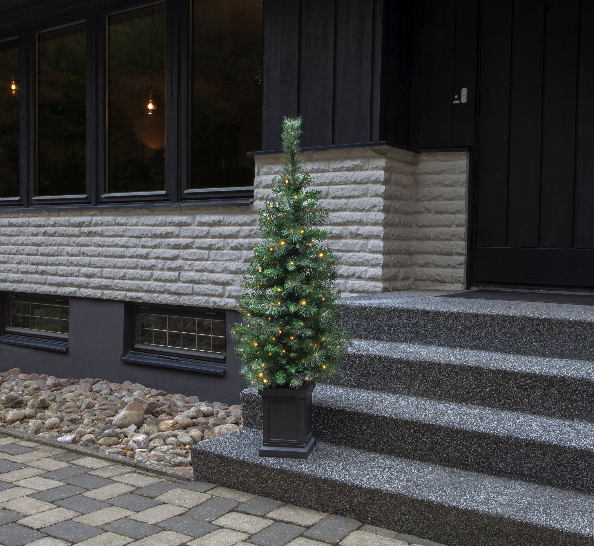 Weihnachtsbaum  Hytte - IP44, Warmeiss, 90 LED's120cm, Höhe