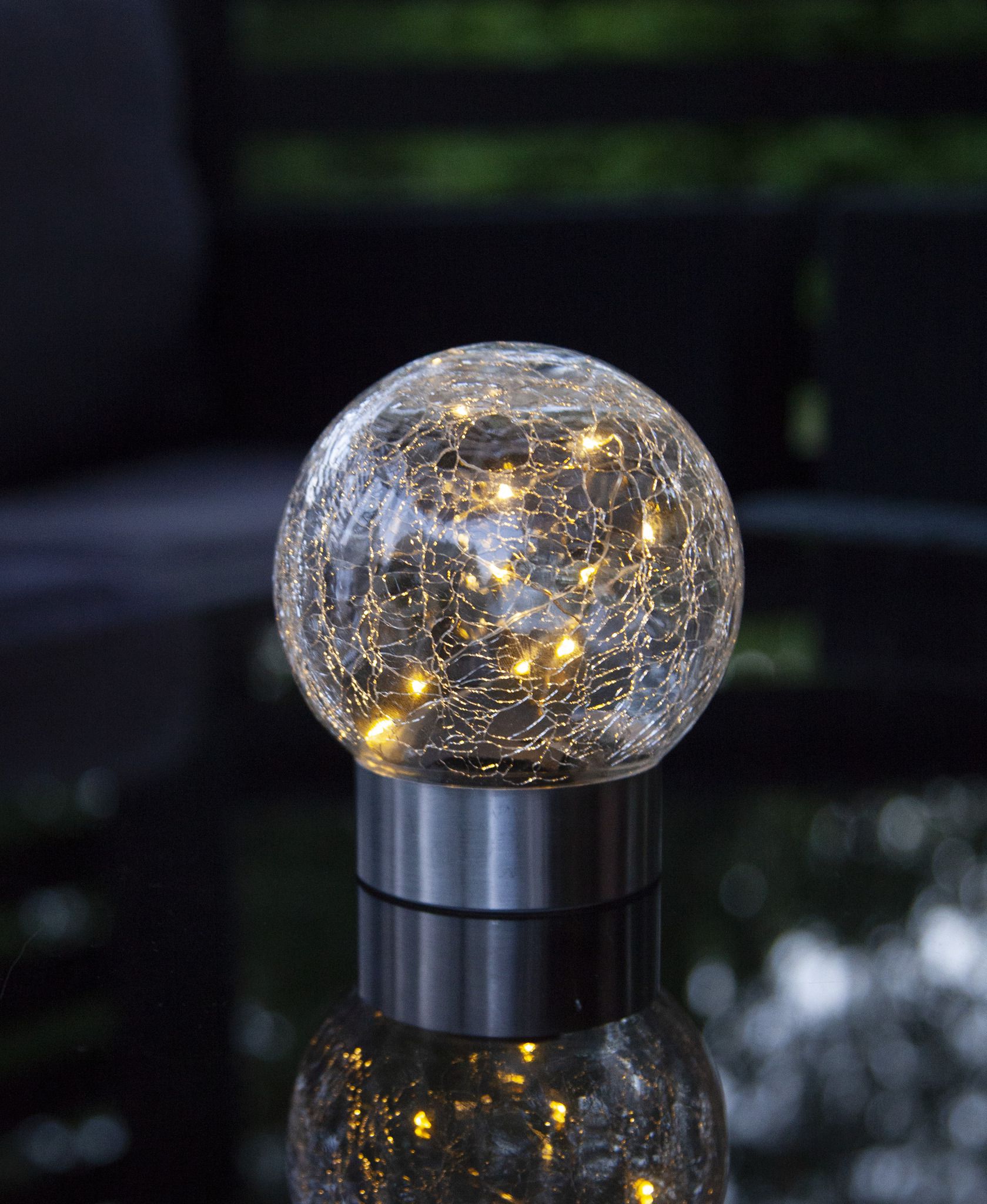 Solar Decoration Glory - Transparent, Lichtfarbe Warmweiss