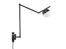 Contina, Wandleuchte/Deckenleuchte, Schwarz - G9, max. 5W, IP20