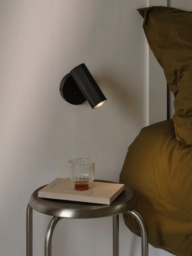 Wandleuchte Vico Schwarz - GU10, IP20, 230V