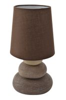 Keramik Tischleuchte Stoney h:31cm - E14, 40W, IP20