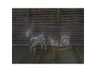 Decorazione esterna capriolo - IP44, Warmweiss, 120 LED