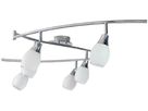 6er LED-Wand- u. Deckenschiene Rom - E14, 24W, IP20