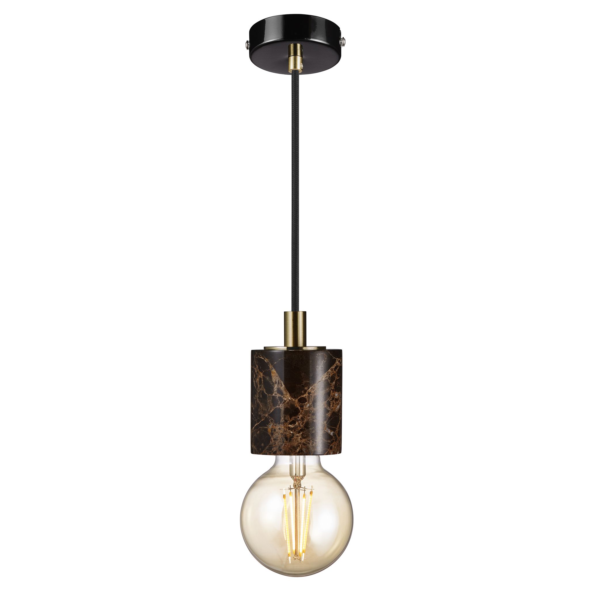 Siv, Pendelleuchte, Marble Braun - E27, IP20, max.60W