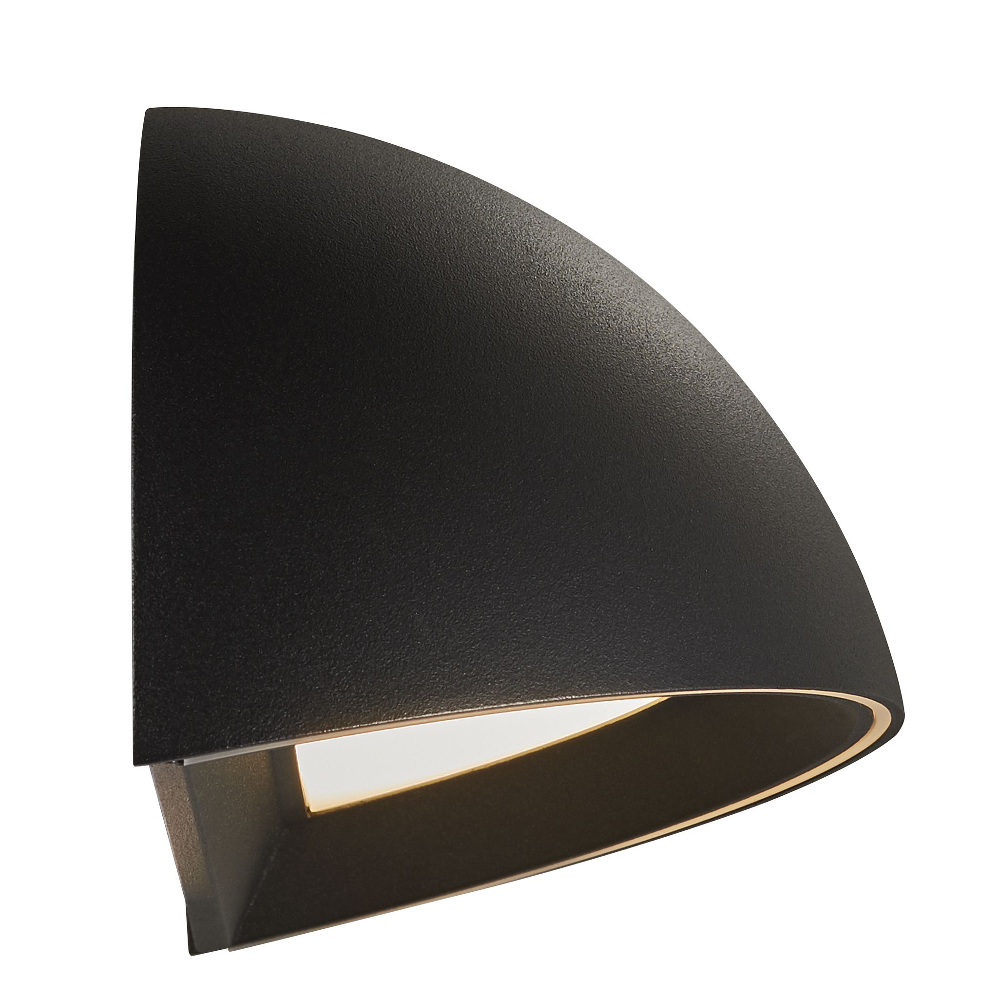 Arcus, Wandleuchte, Schwarz - LED Modul, 9,5W LED, IP54