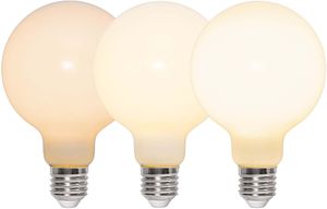 LED Leuchtmittel E27 G95 Opaque Filament RA90 3-step - E27, 800Lm, 2700K, 7W, 220-240VAC