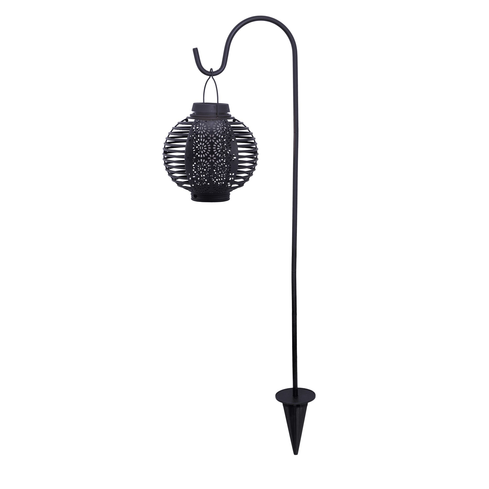 LED Solarleuchte LAMPION H: 78 cm mit Erdspieß - IP44, 0.2W, Warmweiss