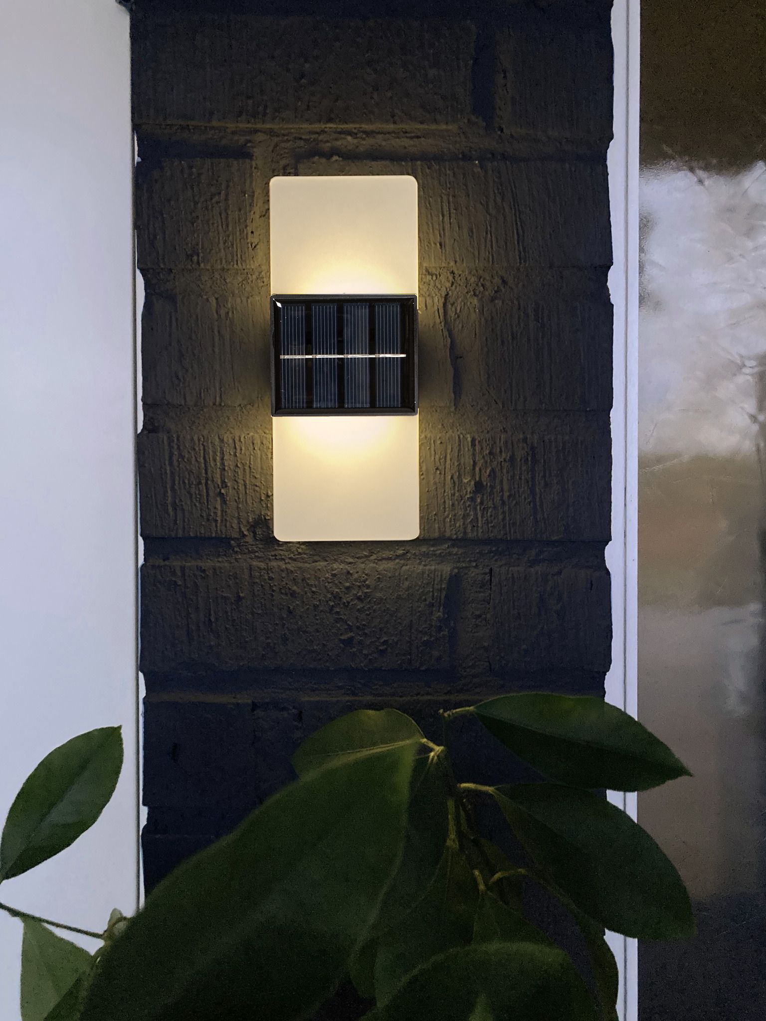 Solar-Wandleuchte Wally Frost - IP44, Warm/Kaltweiss, 2 LED'S