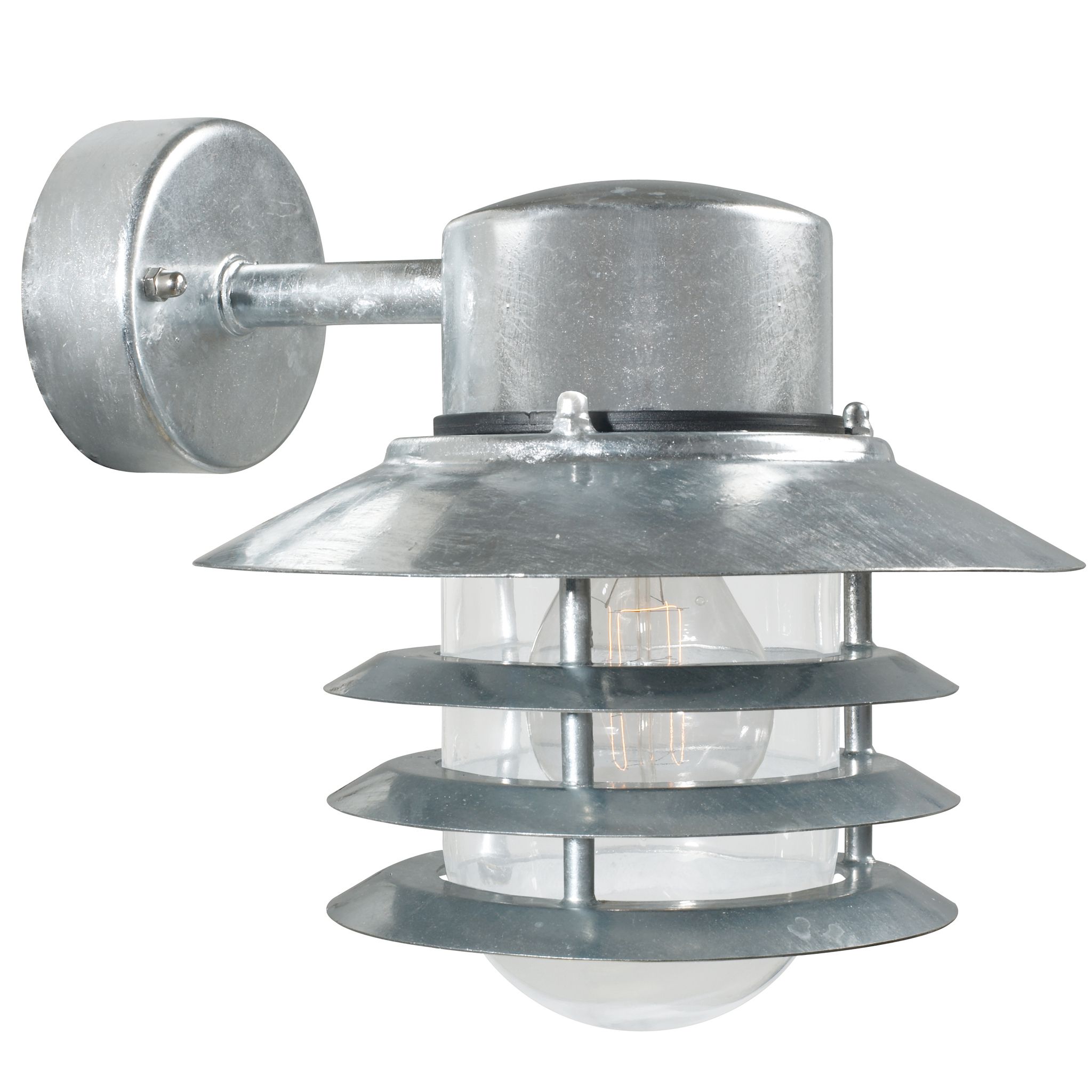 Vejers, Wandleuchte down, Verzinkt - E27, max. 60W, IP54