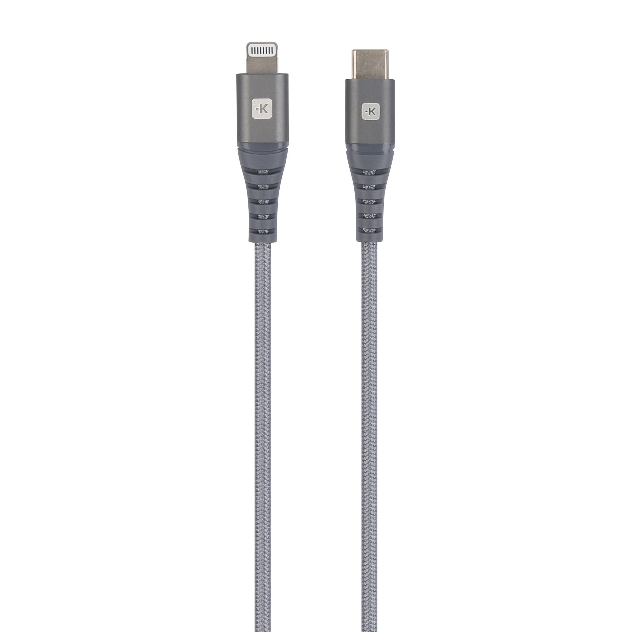 USB-C to Lightning Cable - 2m - USB-C to Lightning Cable, 2m, grau