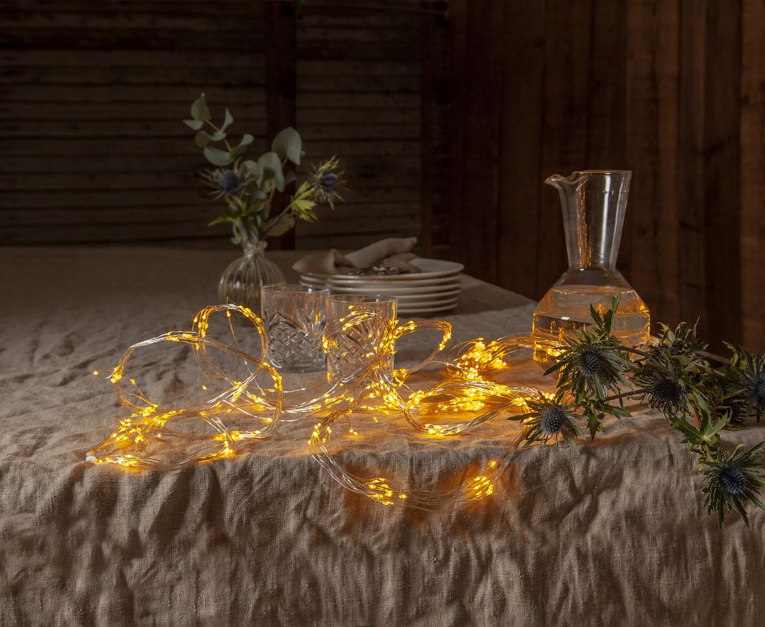 Lichterkette Dew Drop - IP20, Warmweiss, 360 LED