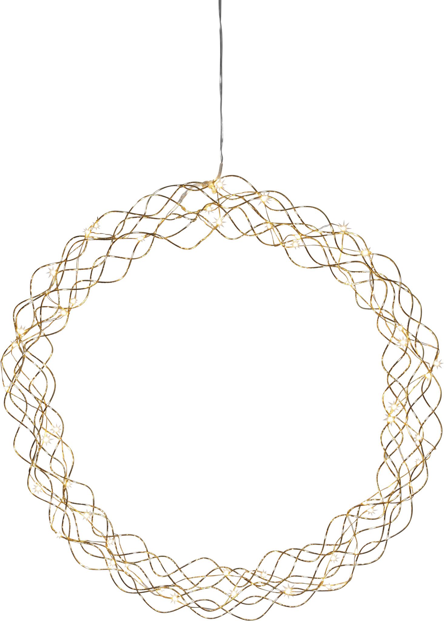 Hängende Dekoration Curly - IP20, Warmweiss, 50 LED