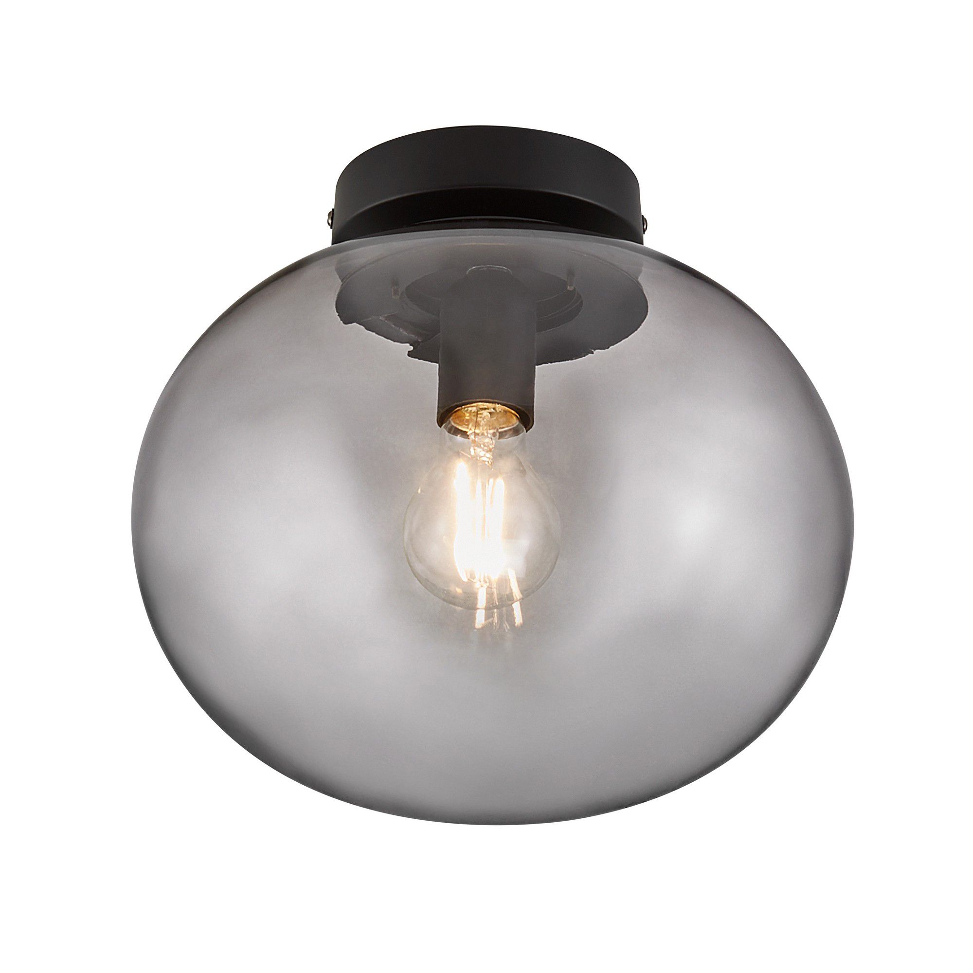 Alton, Deckenleuchte, Smoke - E27, max. 2x 5W, IP20