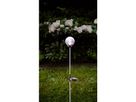 Bâton de jardin solaire Roma - Rostfreier Stahl, Lichtfarbe Warmweiss