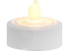 Bougeoir 2 bougies Paulo - Indoor, Weiss, 2.9cm Höhe, Timerfunktion