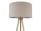 Stehleuchte  ARDITA  H: 152cm beige - IP20, E27, Beige